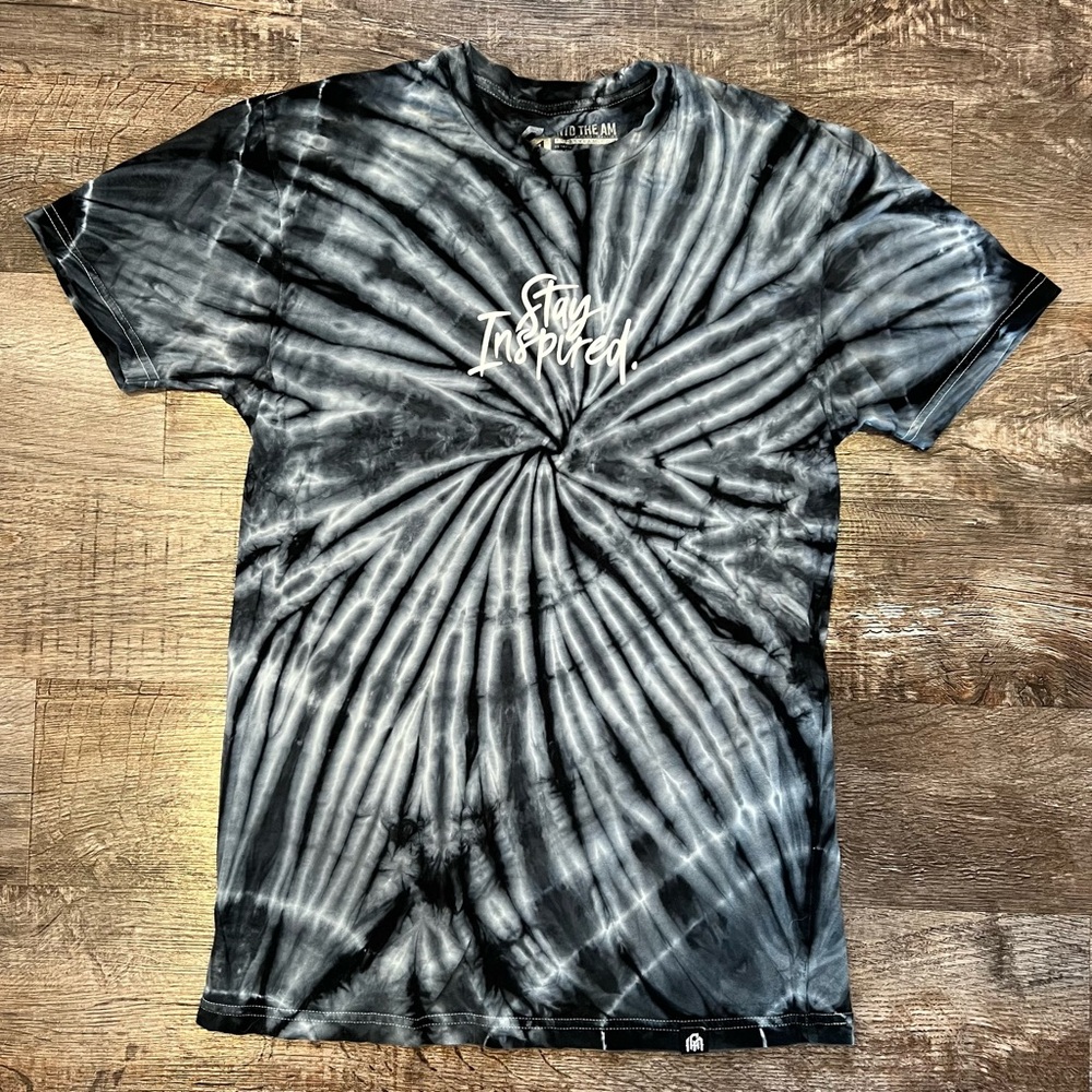 Into The AM “Stay Inspired” Tie Dye Mens T-shirt Size Medium